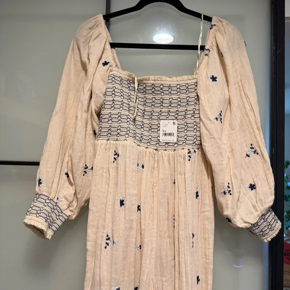 Free people dahlia embroidered jumpsuit - Picture 7 of 7